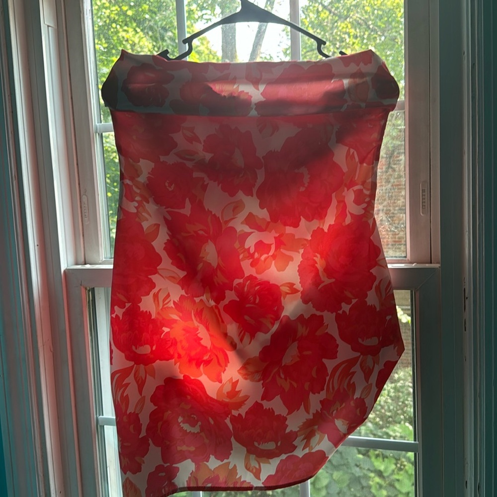 Red Floral Dress